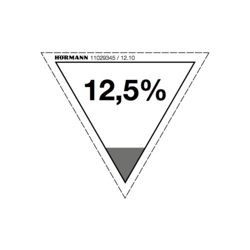 HORMANN 2011396 Наклейка 12,5 % HORMANN 2011396 Наклейка 12,5 %