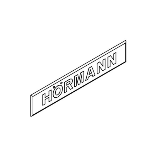HORMANN 308744 Фирменная табличка HORMANN 3  50  260 мм
