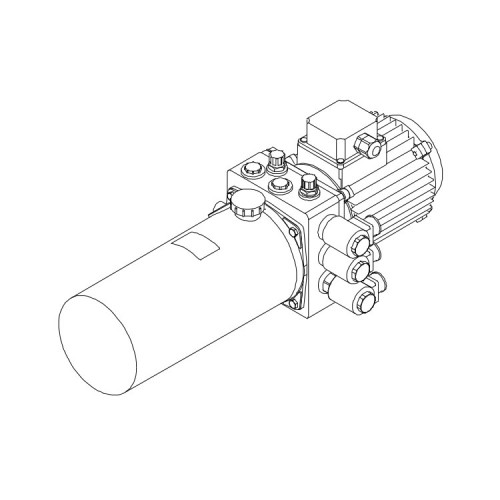 HORMANN 308278 Гидр. агрегат 1,1 кВт