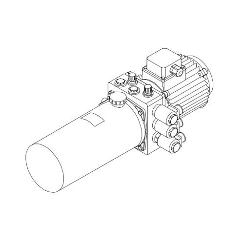 HORMANN 41362 Гидр. агрегат 1,1 кВт