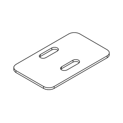 HORMANN 308736 Плита для заполнения, для стойки рамы, оцинкованная HORMANN 308736 Плита для заполнения, для стойки рамы, оцинкованная
