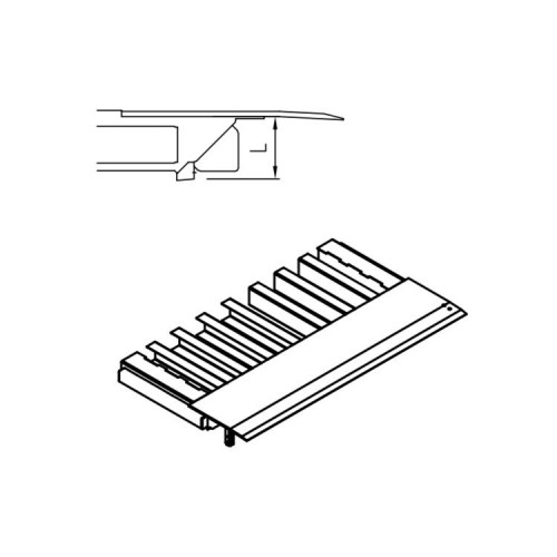 HORMANN 310047 Аппарель типа R для DOBO s с высотой стойки H = 145